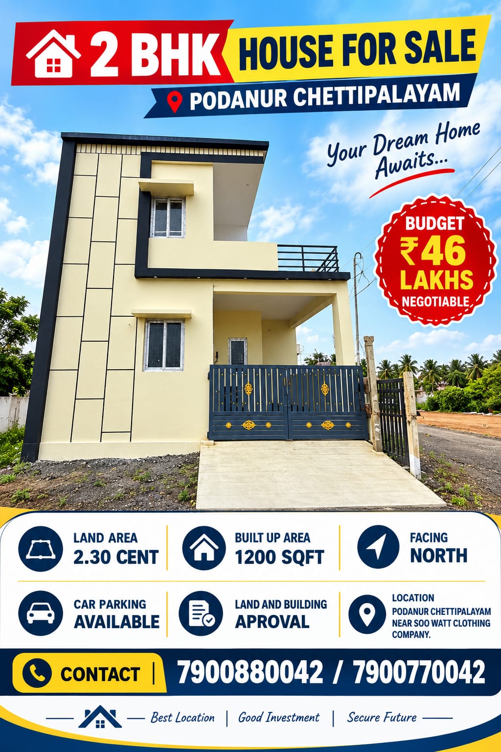 2 BHK INDEPENDENT HOUSE