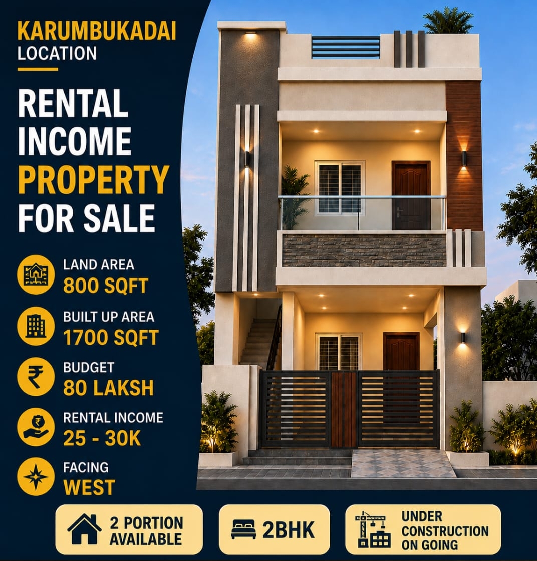 2BHK 2PORTION RENTAL INCOME PROPERTY