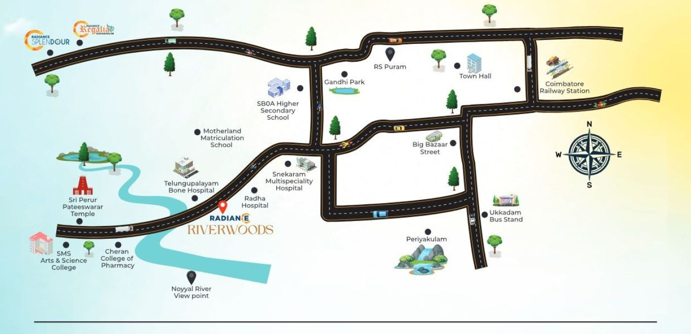 location map regalia